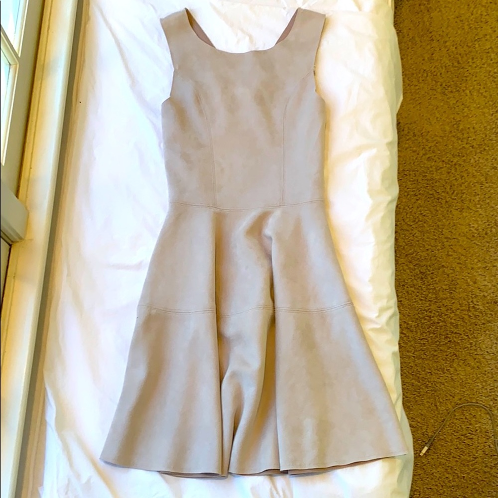 Aurora Faux Suede Dress XS